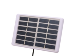 Cargador solar de 1,2 W y 6 V con salida de CC, panel policristalino para iluminación de jardín y bomba de emergencia (sin marca).