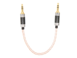 Cable Para Auriculares De 3,5 Mm A 3,5 Mm De 8 Núcleos, 15 Cm/5,9 Pulgadas, Para Auriculares De Coche, Altavoces Y Ordenadores Portátiles.