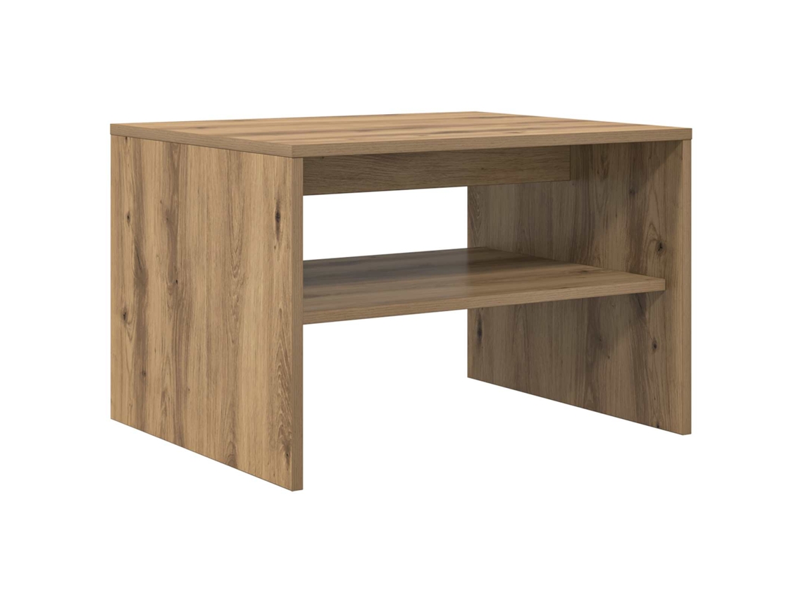 Mesa de centro de roble artesanal 60 x 50 x 40 cm MAISON EXCLUSIVE
