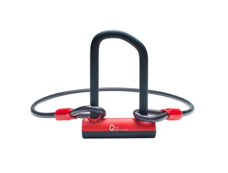 Antirrobo u con soporte QLOC SECURITY Ø14 75/150mm câble Ø12/1000mm