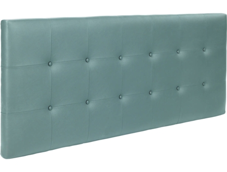 Cabecero DHOME Acolchado (Azul - Tela y Polipiel - 105 x 8 x 60 cm)