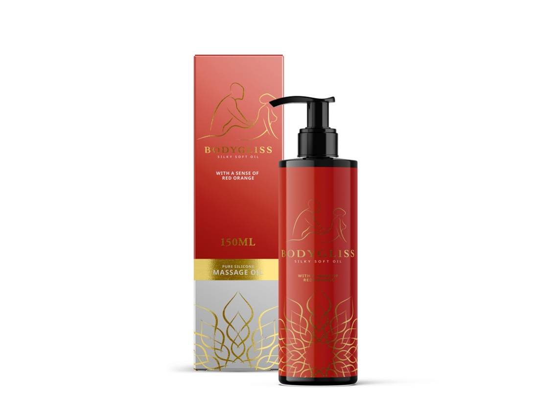 Lubricante y aceite para masajes en 1 Blood Orange 150 ml BODYGLISS