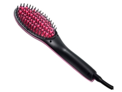 Plancha de pelo de doble voltaje Yunzii con peine de cerámica, antipermanente