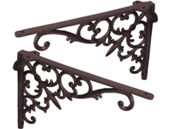 Soportes Acero Para Juego 2 Pared Resistente Decorativos Uso Cocina Sala