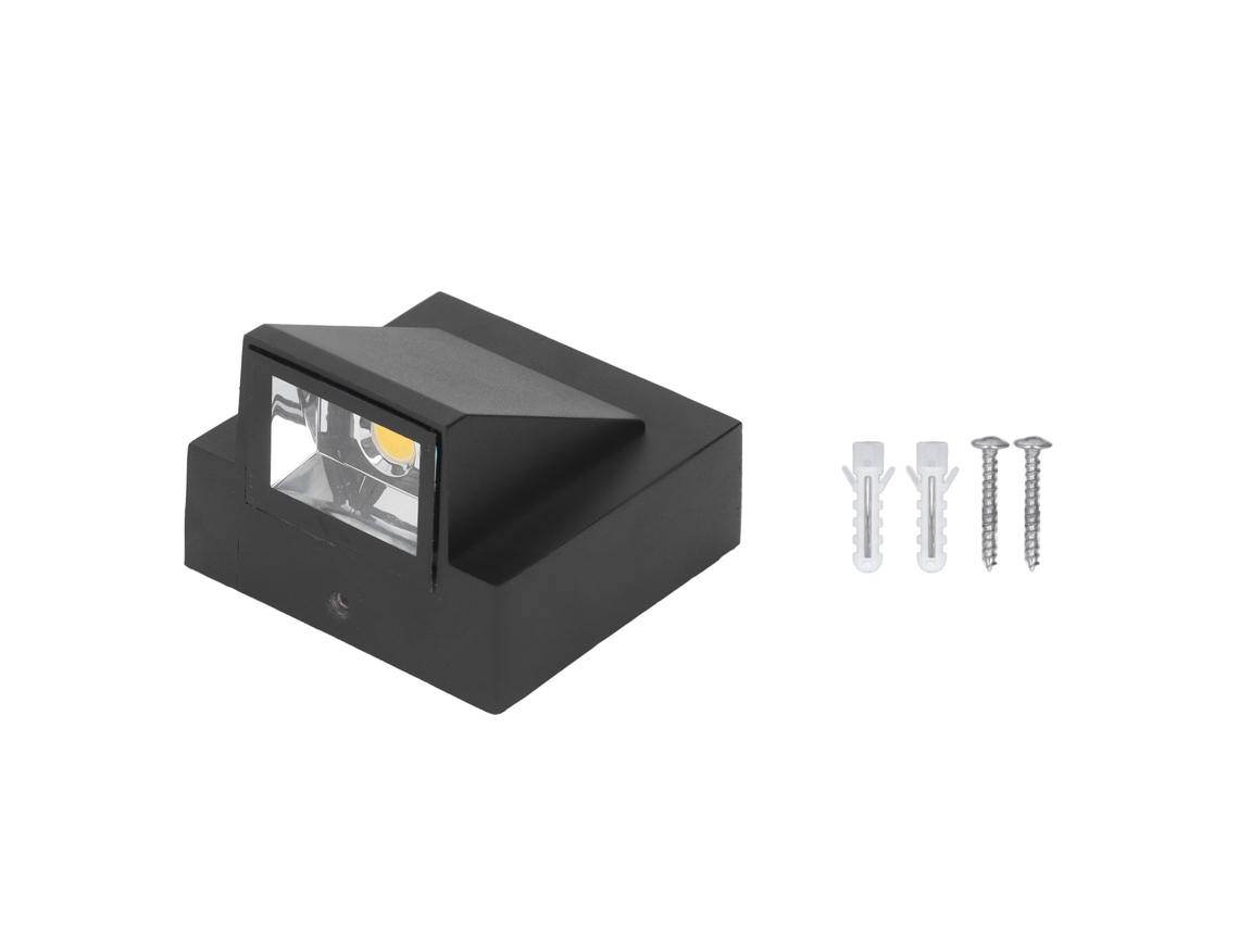 Lámpara De Pared Led Decorativa Impermeable Ip67, 90-265v, Para Exteriores, Jardín Y Patio, Luz Blan