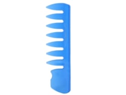 Peine De Dientes Anchos Para Barbilla Aceite Peine Para Pelo Trasero Estilo Peinado Barbijo Azul