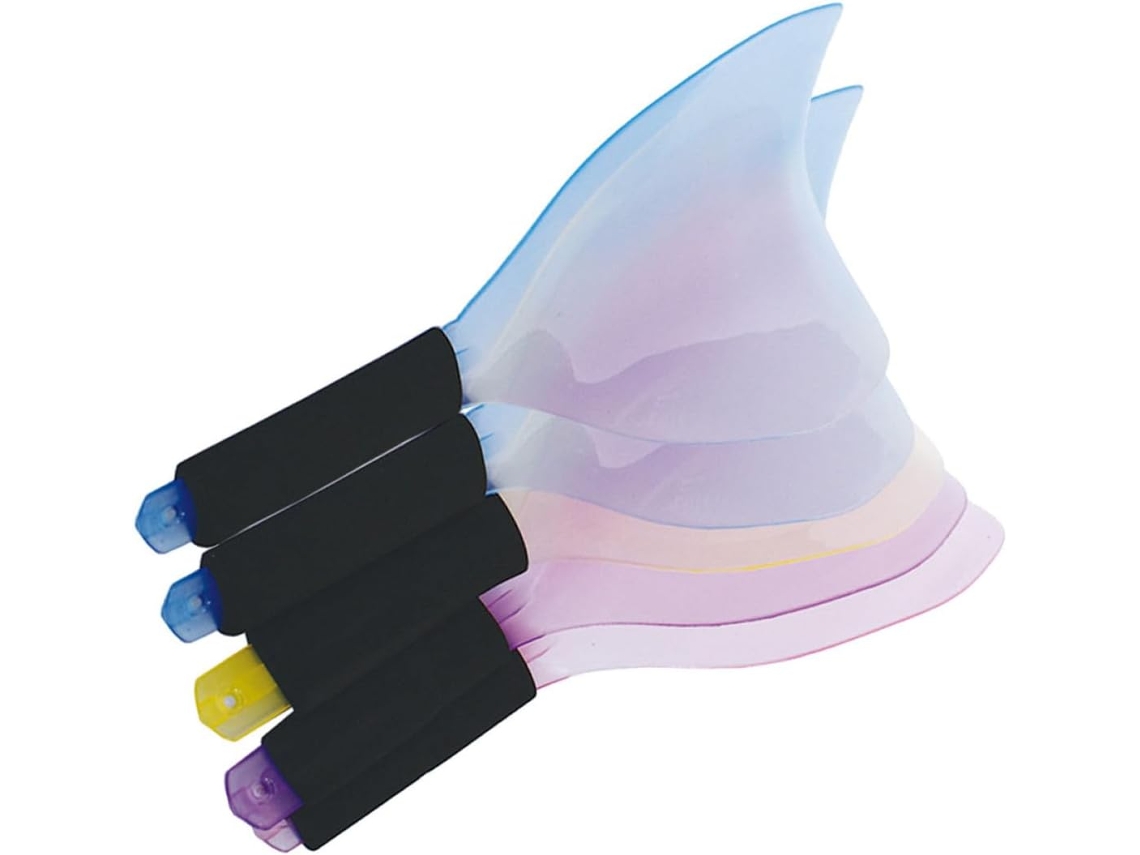 Protetor Facial E Ocular Antiderrapante De Plástico Para Cabeleireiros