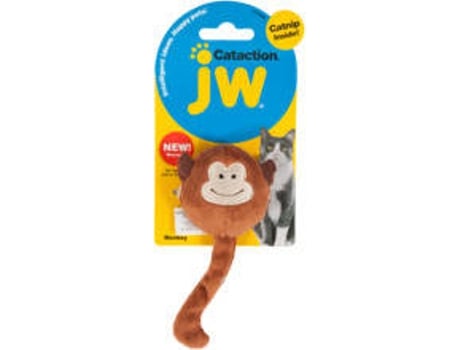 Peluche para Gato JW hierba gatera felpa del mono
