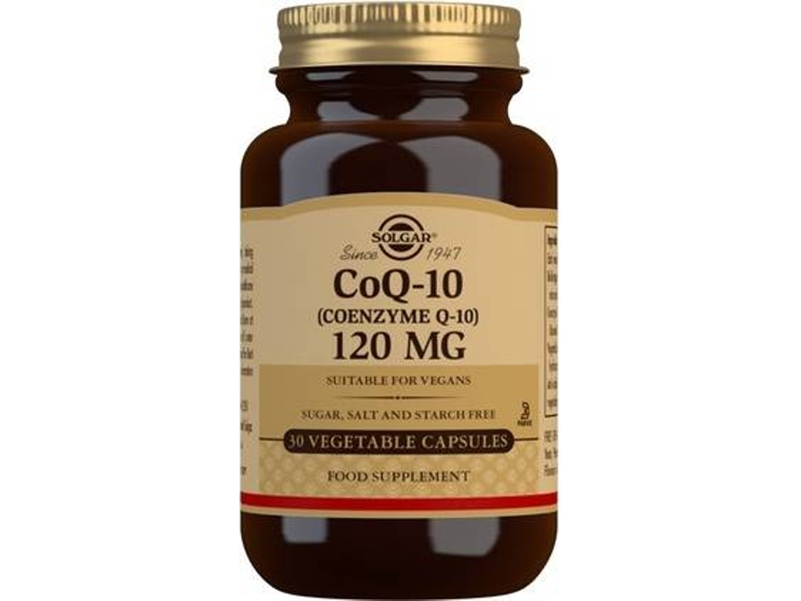 Complemento Alimentar SOLGAR Coenzima Coq (30 cápsulas vegetais de 120mg)