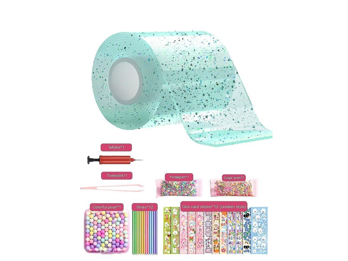 Kit de burbujas Nano Tape 2026 para niños con tutorial paso a paso y cinta adhesiva sin residuos.