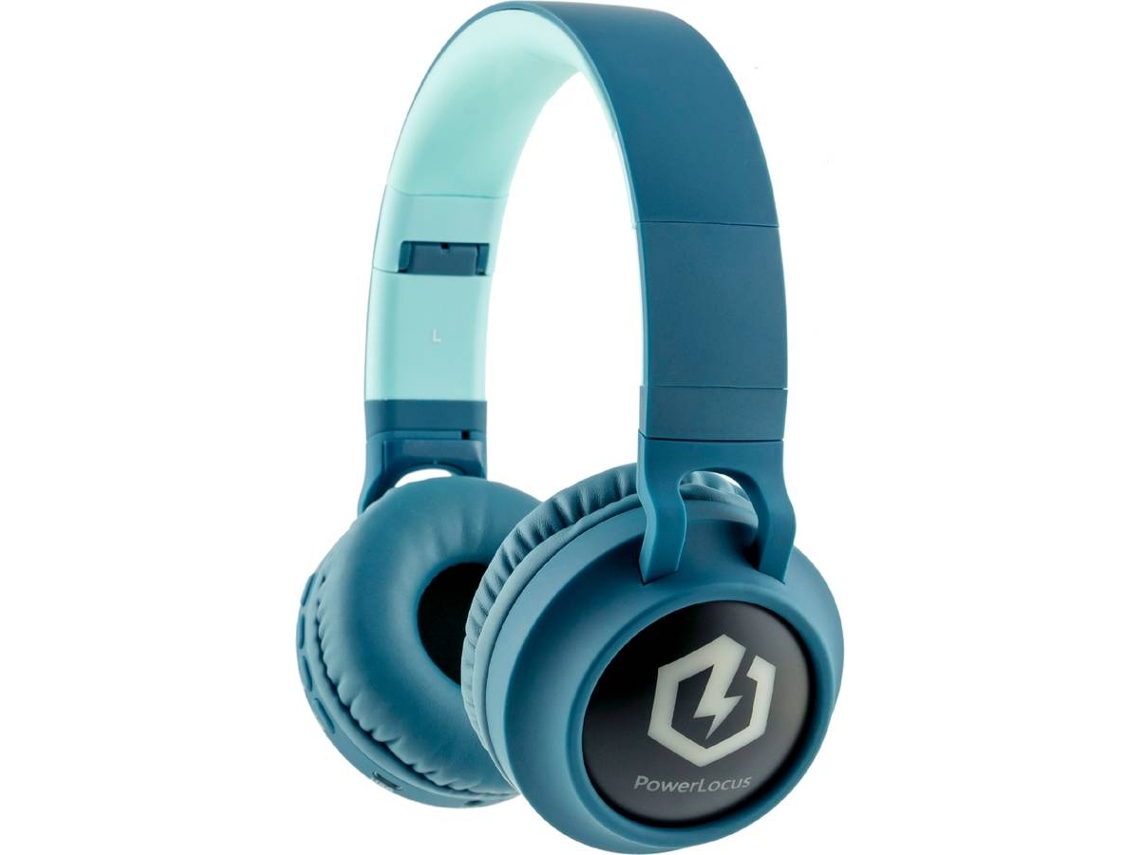 Auriculares Bluetooth POWERLOCUS Buddy 45 (On Ear - Micrófono - Noise Cancelling - Azul)