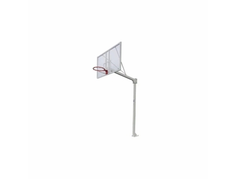 Juego de 2 canastas de baloncesto monotubo con base de anclaje - sin tableros ni aros SOFTEE EQUIPMENT Deluxe