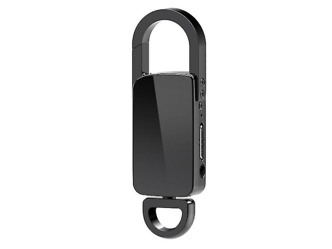 Grabadora digital portátil recargable por USB, con reproductor MP3 de 8 GB Yizhood (negro)