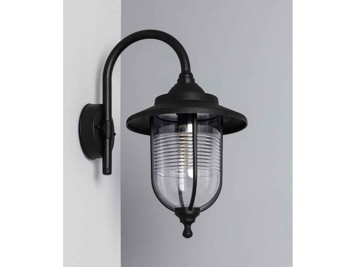 Lámpara de Pared LEDKIA (Negro - Plástico Pp - 44x34.5 cm)