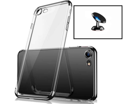 Kit Carcasa + Soporte Magnético Carro iPhone SE 2022 PHONECARE Negro