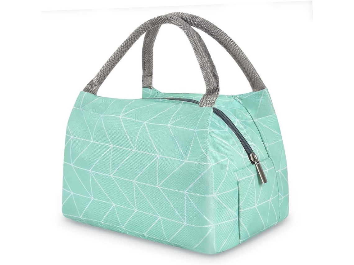 Bolsas de almuerzo reutilizables e impermeables con aislamiento para el trabajo, picnic y escuela (verde) NEVEANCE