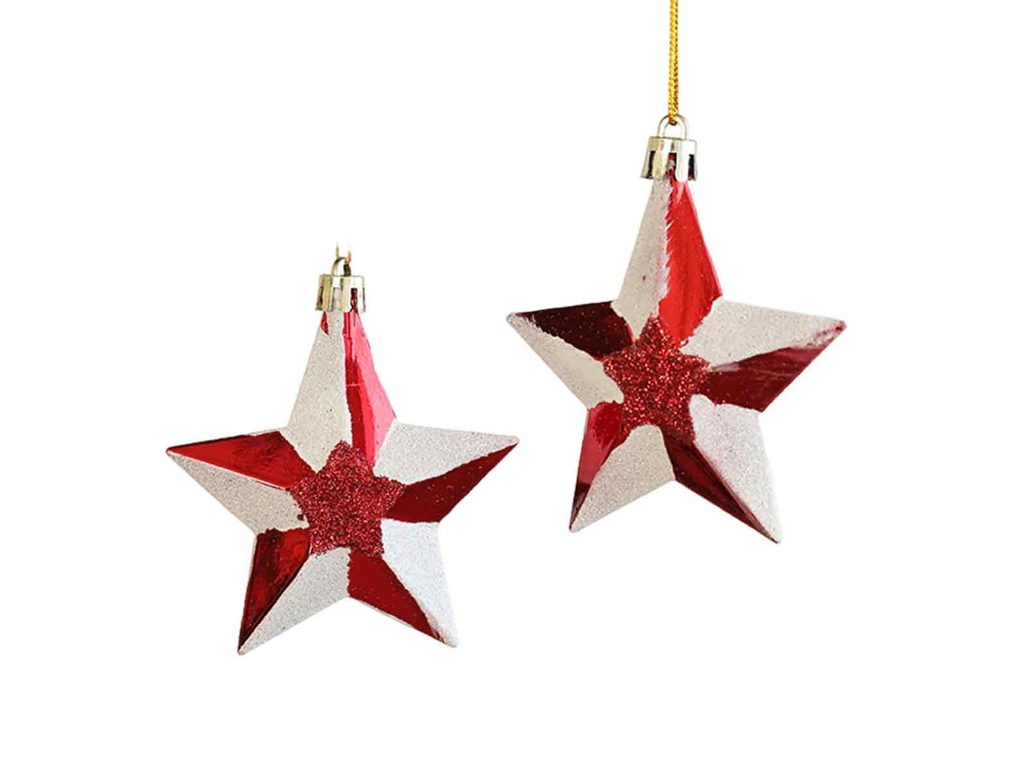 Conjunto de adornos navideños con sombreros y bastones de caramelo RNEMITERY