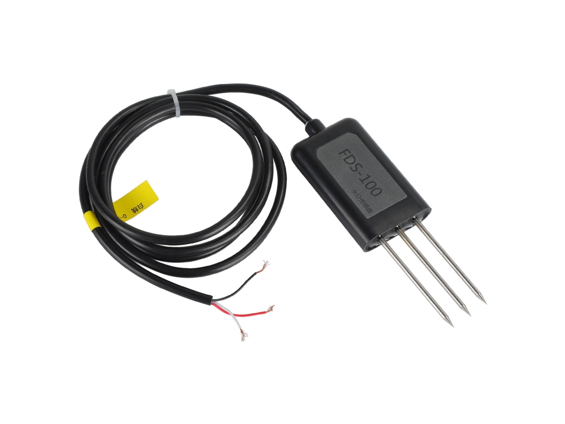 Sensor de humedad del suelo IP68 para jardín, invernadero y agricultura (0-100°C)