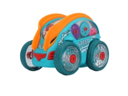 Ats-coche De Acrobacias Eléctrico Para Niños Con Giro 360 Grados, Luces Y Música, Juguete De Coche Acrobático