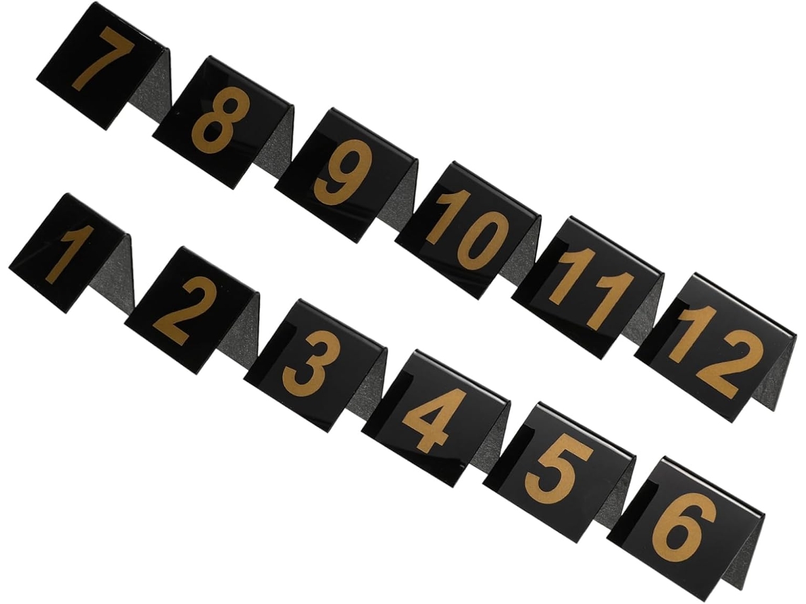 Juego De 12 Piezas De Marcadores Para Numeración De Escenas Del Crimen.