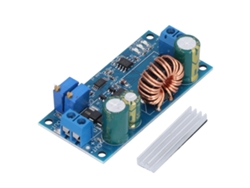 Módulo Convertidor De Voltaje Buckboost Ajustable, Entrada De 5-30 V, Salida De 0,5-30 V, 3 A, 35 W.