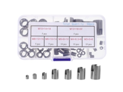 Kit De 50 Insertos Roscados Autorroscantes De Acero Inoxidable 304 Para Tuercas Remachables Ranuradas.