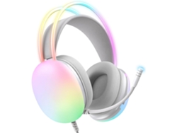 Auriculares Supraaurales Para Juegos Con Cancelación Activa De Ruido - Sonido Envolvente Con Graves Profundos Led