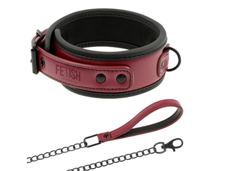 Collar FETISH SUBMISSIVE DARK ROOM Con Cadena