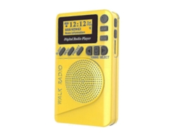 Radio digital de bolsillo DAB con reproductor de MP3, radio FM y pantalla LCD Mini Radio Digital DAB+ GOKOCO