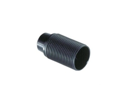 Portalámparas E14 2a 250v Cuerpo Roscado Negro