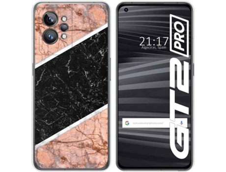 Carcasa para Realme GT 2 Pro 5G TUMUNDOSMARTPHONE Dibujos Mármol 07 Multicolor