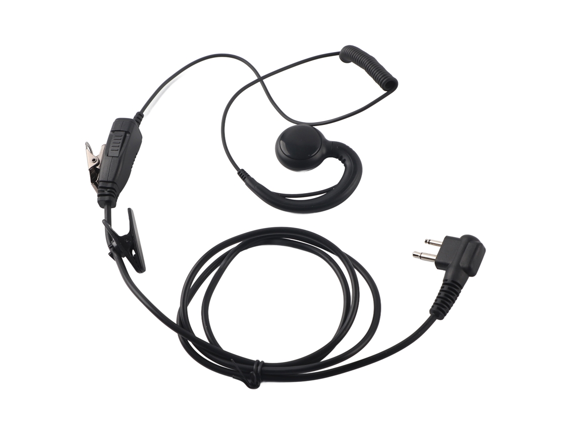 Auriculares Negros Para Radio Walkie-talkie Motorola Aeh3000-m1a