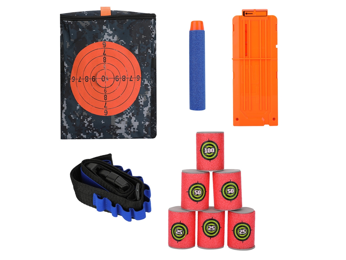 Bolsa De Almacenamiento Para Tiro Al Blanco Con Kit De Balas Blandas Para Juegos De Armas (combo 1)