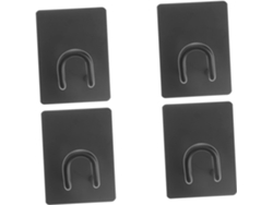 Juego De 4 Ganchos Adhesivos De Pared Para Baño Y Abrigos.