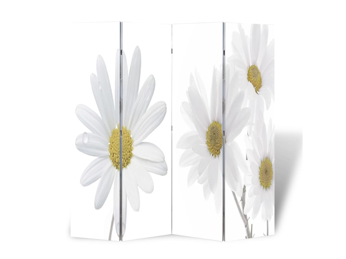 Divisória LOVELY HOME Plegable con Estampado de Flores (160 x 170 cm)