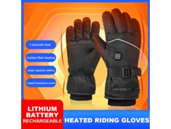 Negros Tengoo Guantes Invierno Calefactables Impermeables Motocicleta Trabajo Térmicos Exteriores Ciclismo Esquí Batería