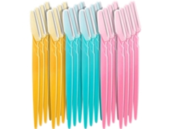 24 Cuchillas Para Cejas Y Rostro Con Protector De Precisión, Multicolor, Diseño Ligero Y Antideslizante