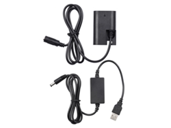 Andoer Dr-e6 Kit De Alimentación Usb Adaptador Ac Reemplazo Batería Falsa Para Canon Eos 5d2 5d3 5d4 6d 6d2 60d 7d 7d2 70d 80d 90d