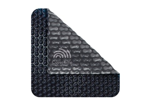 Cobertor Térmico COVER4ME Doble Burbuja GeoBubble Gris/Negro 500 Micras Ancho 6,00m x Largo 11,00m sin Ribete