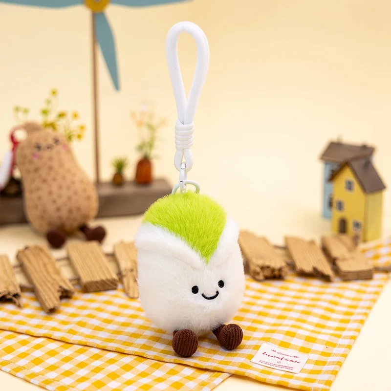 (1 Pistacho) Lindo Llavero De Peluche/llavero De Peluche Suave