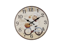 Reloj de Pared Quid Cocinero Madera (34 cm)