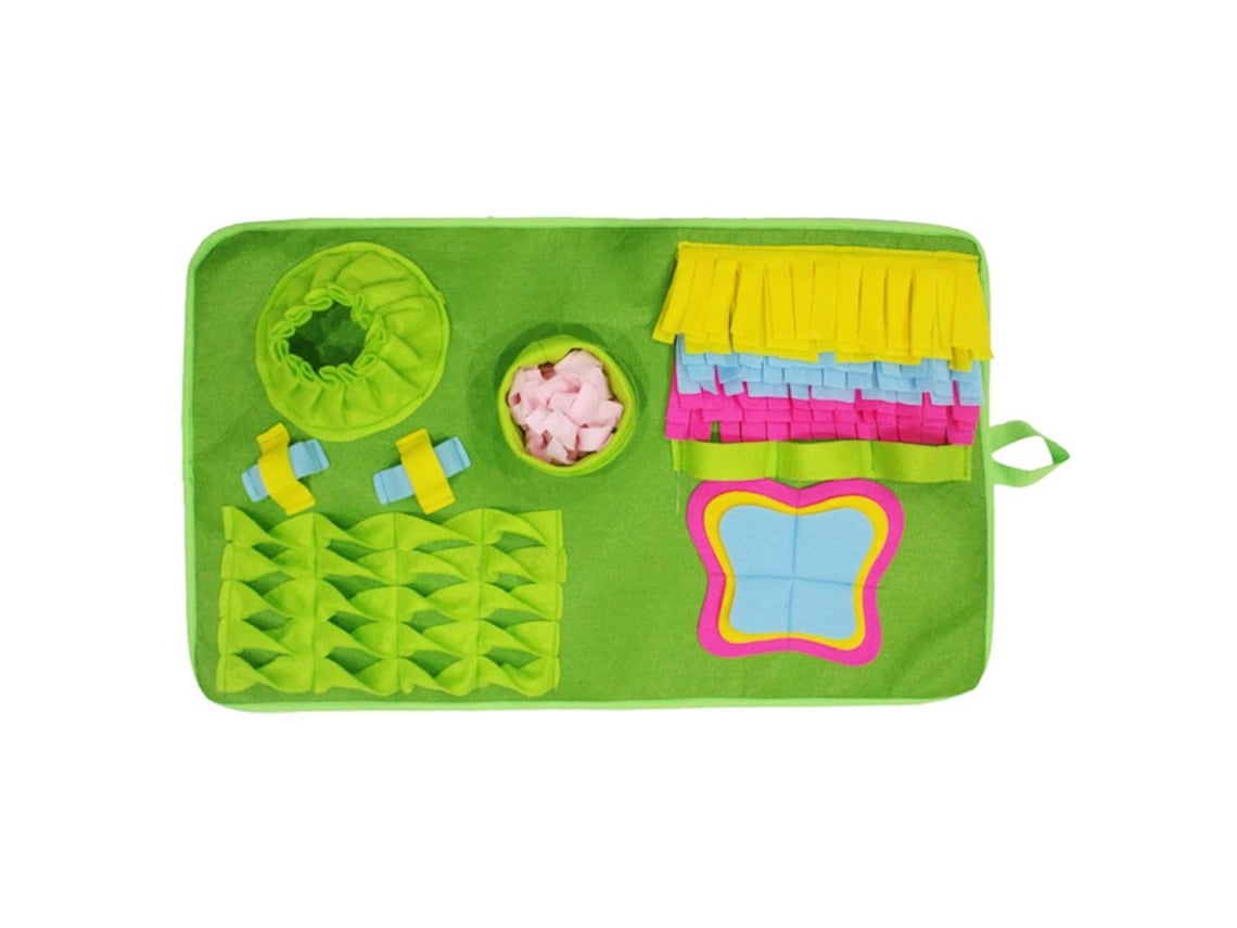 Tapete lavable para buscar perros con juguete interactivo para comer