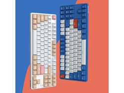 Teclado Mecánico Inalámbrico 19 Teclas Anti-ghosting Interruptor Rojo Azul Bt