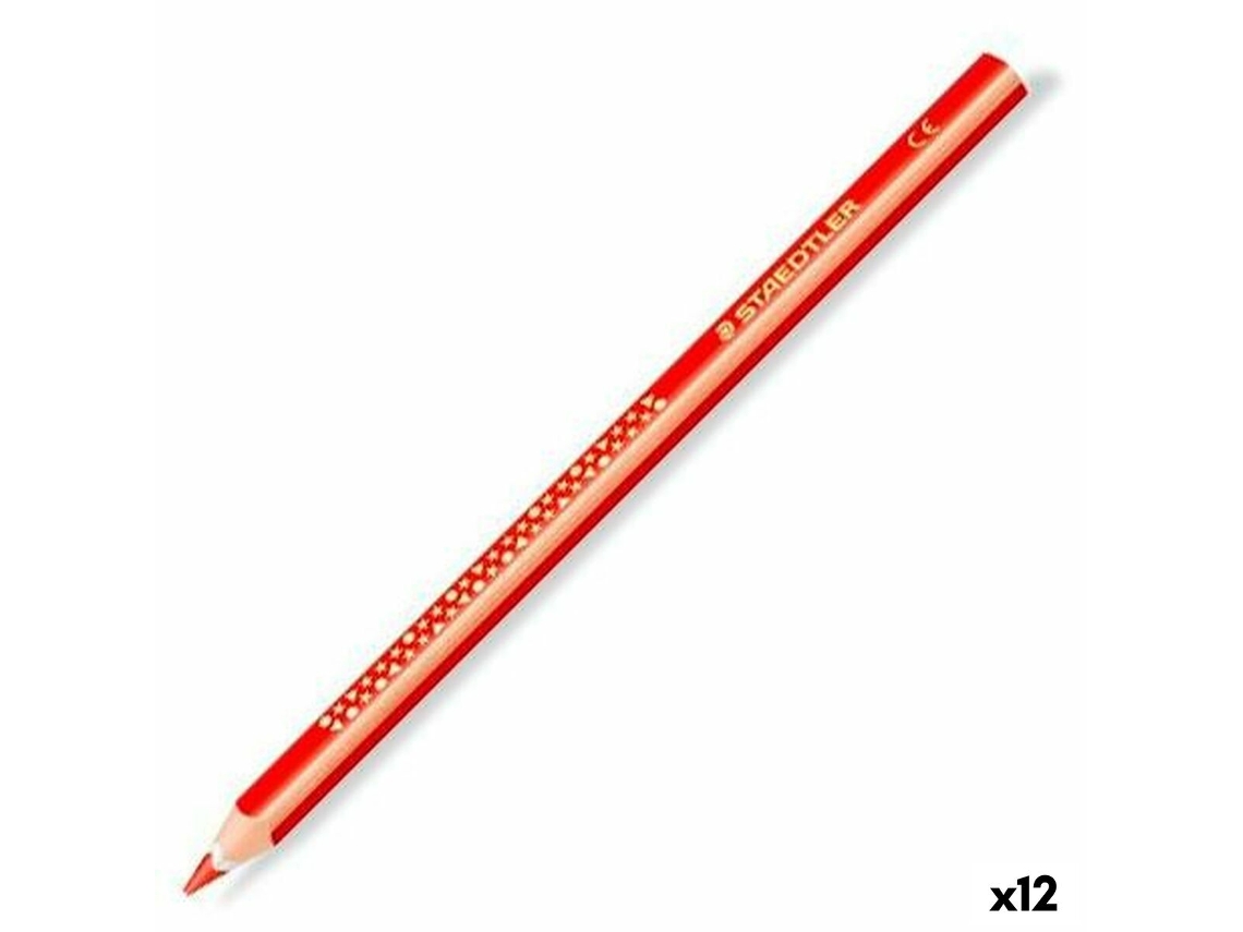 Lápices De Color STAEDTLER Jumbo Noris Rojo 12 Unidades