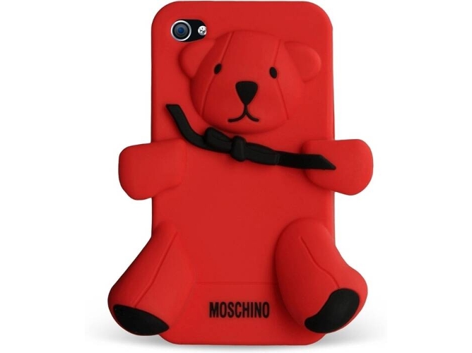 Funda iPhone 4, 4s MOSCHINO Bear Gennarino Rojo