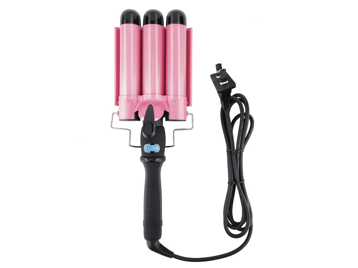 Rizador de pelo digital de cerámica de 3 barriles Cabelo 2026 de 32 mm