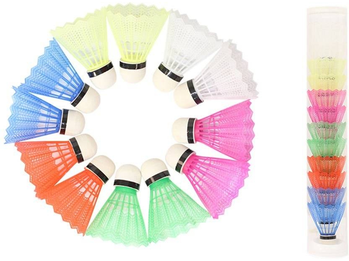 Volante de Bádminton SOFTEE Pena De Plástico (12 Units)