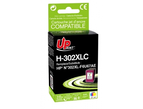 Cartucho De Tinta Genérico Para Hp Oj 3800 Nº302Xl Colores UPRINT