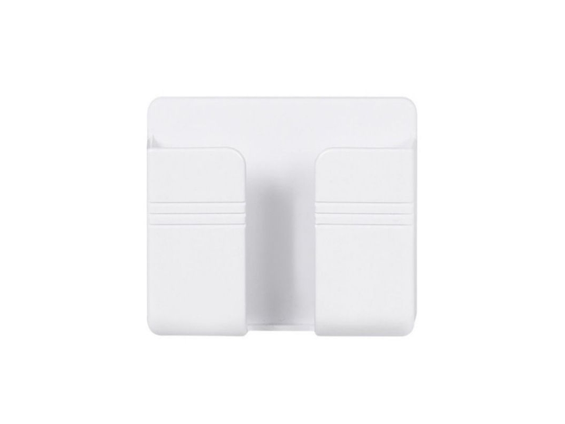Caja De Almacenamiento Mural Adhesiva Multifuncional, Rack Para Control Remoto, Teléfono Móvil Y Carga, Rosa