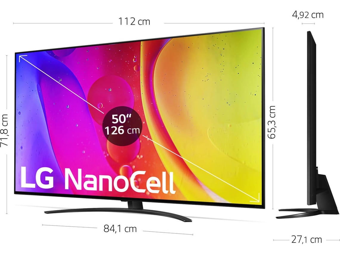 TV LED 50'' LG Nanocell 50NANO826QB 4K UHD HDR Smart TV - TV LED - Los  mejores precios